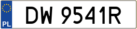 Truck License Plate